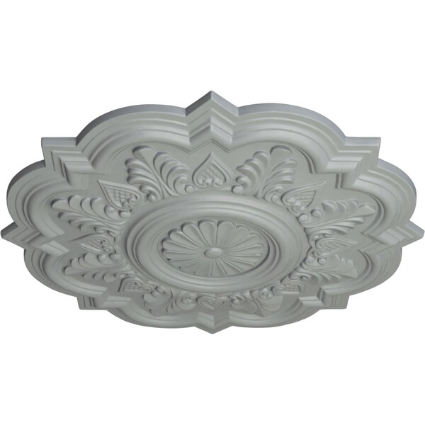 Deria Ceiling Medallion (Fits Canopies Up To 6), 20 1/4OD X 1 1/2P